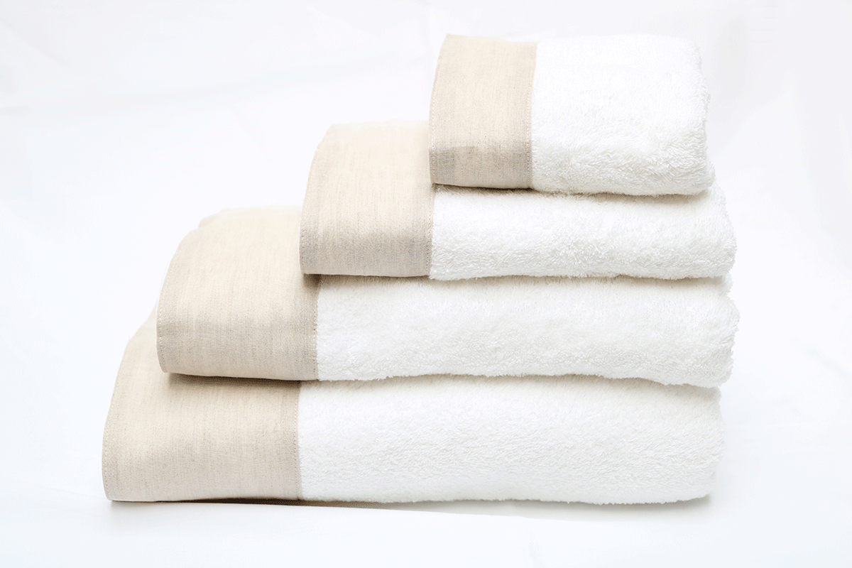 Linen bath discount towels